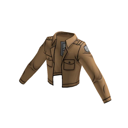 Ere Anime Titan Slayer Jacket - Brown