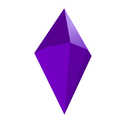 Floating Purple Crystal - NPC