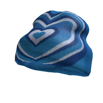 Y2K Blue Hearts Beanie V1