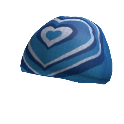 Y2K Blue Hearts Beanie V1