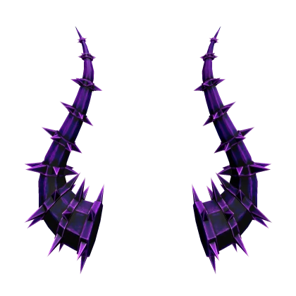 Purple Twilight Spiked Horns