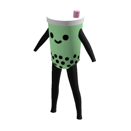 Cute Boba Costume - Green Tea