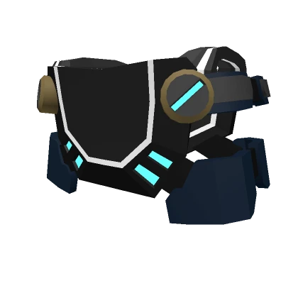 Blue Cyber Chestplate Model L.1.G.H.T