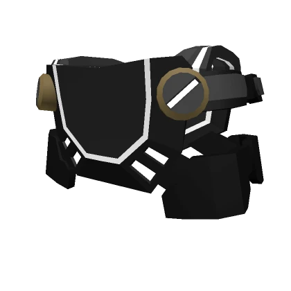 White Cyber Chestplate Model L.1.G.H.T