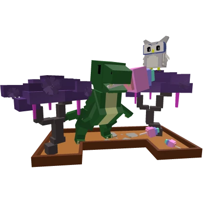 Grow a Garden With tree, lunar owl and dino