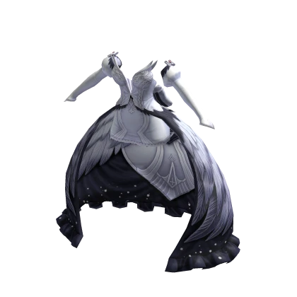 ✨Swan Goddess Princess Lace Ballgown-White 