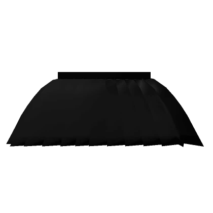 R6 black pleated skirt