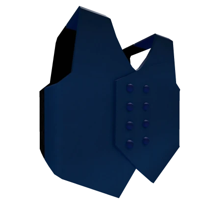 Front Colored Two Toned Vest (Blue + Black)