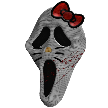 ❤️ Kitty Rhinestone Scream Ghostface Mask ❤️