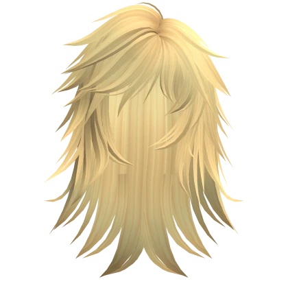 Emo Wispy Straight Hair (Yellow)