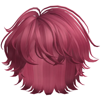 ☆ Messy Fluffy Boy Hair in Hot Pink