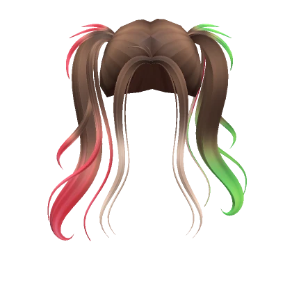 🍉Bella's Watermelon Pigtails with Bangs