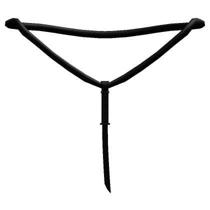 Black Katana Necklace 1.0