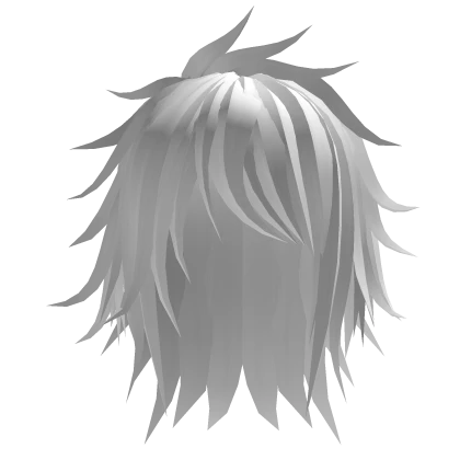 Scene Emo Spikey Style Hair - White