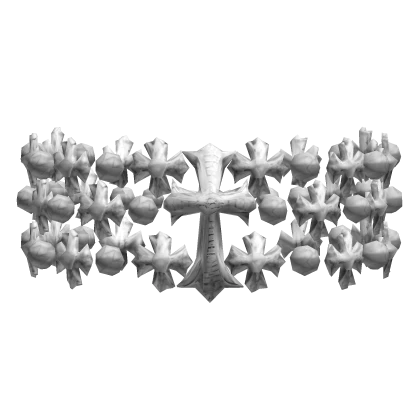 Chrome Iconic Mcbling Y2k Choker Old Money Silver