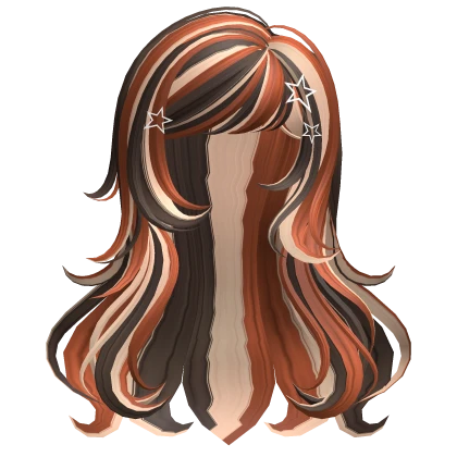 Fluffy Anime Flowy Hair (Calico Cat)