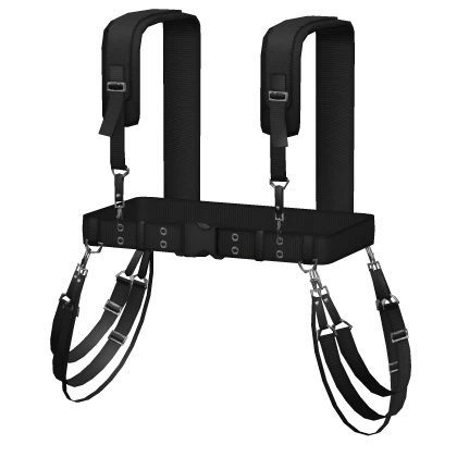 Black Techwear Belt Set 1.0