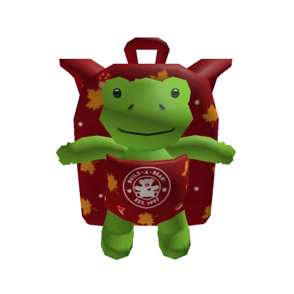 Build-A-Bear Spring Green Frog Backpack