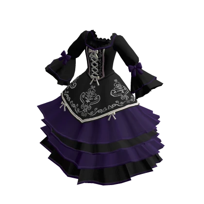 Antique gothic dress [Purple]