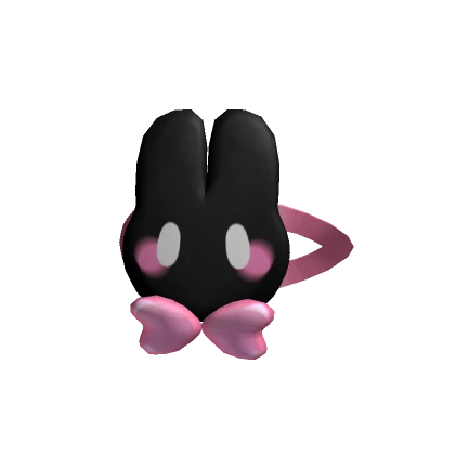 Sweet Bunny Hairclip Black