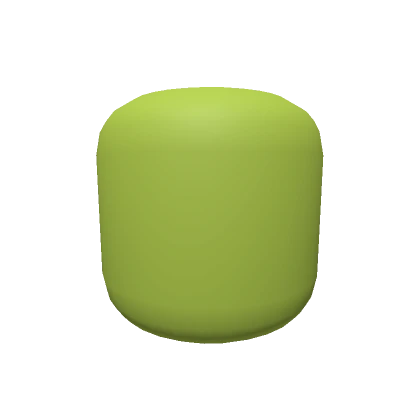 Faceless Bright Yellow Green Head