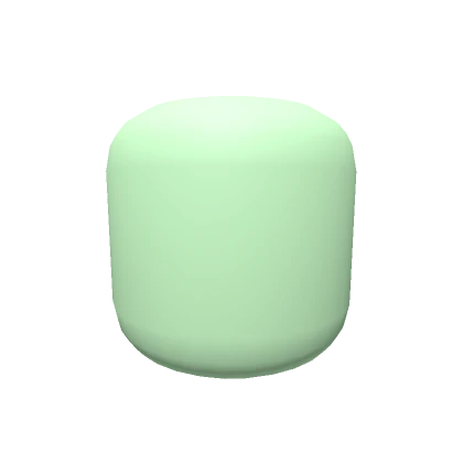 Faceless Pastel Green Head Mask