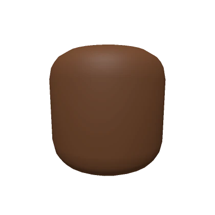 Faceless Red Brown Head Mask