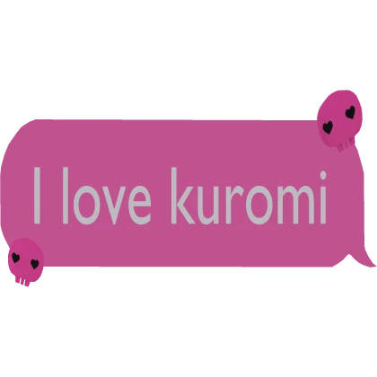 Kuromi Text Message