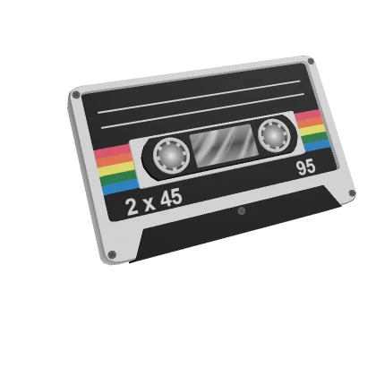 Cassette Tape Hair Clip