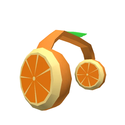 Orange Headphones