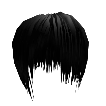 ❆ Bold Fantasy Anime Hair - Matte Black ❆