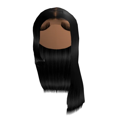 Sleek Straight Middle Part BussDown