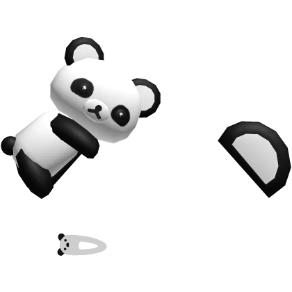 Cute Panda Plush Ears & Hair Clip