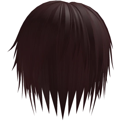 red long messy emo vkei hair