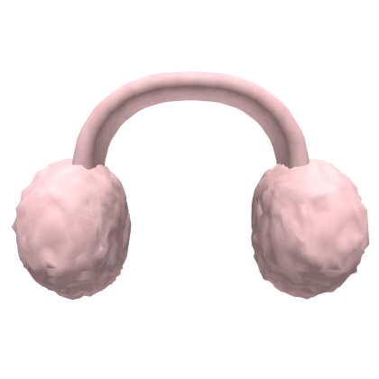 Chonkey Pink Fluffy Earmuffs