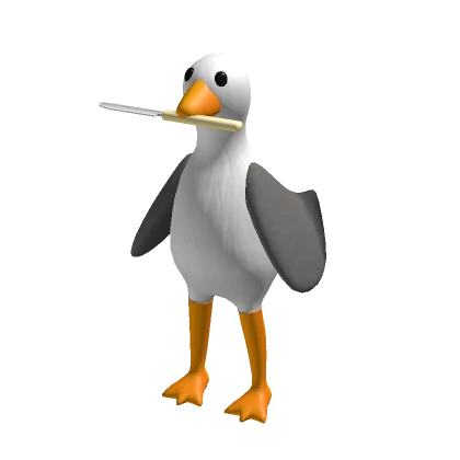 Cute Sea Gull Knife Suit Costume ( Chicken Goose )