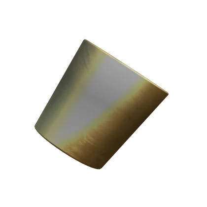 Gold Shield Cuff Bracelet 