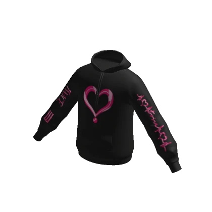 TWICE Black Heart Hoodie