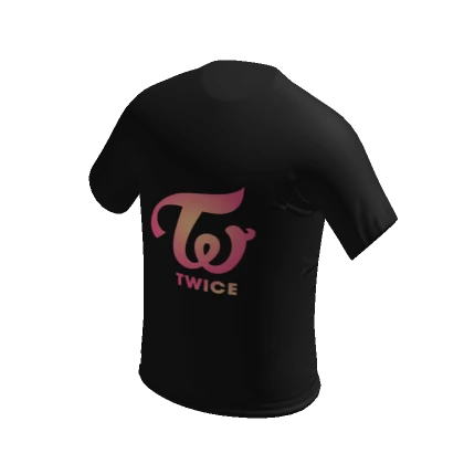 TWICE Black Logo Tshirt