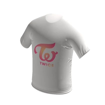 TWICE White Logo Tshirt