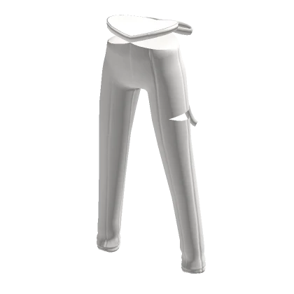 TWICE White Pants with Bow