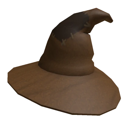 Brown Patched Hat