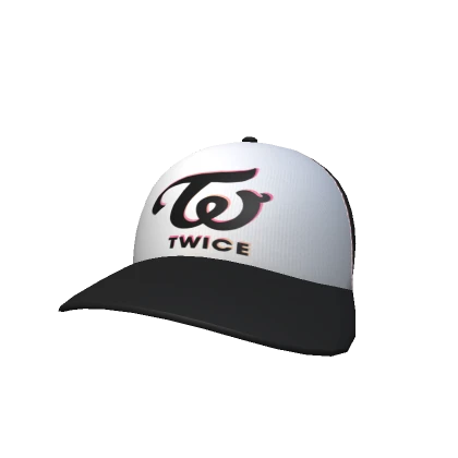 TWICE Black and White Logo Cap