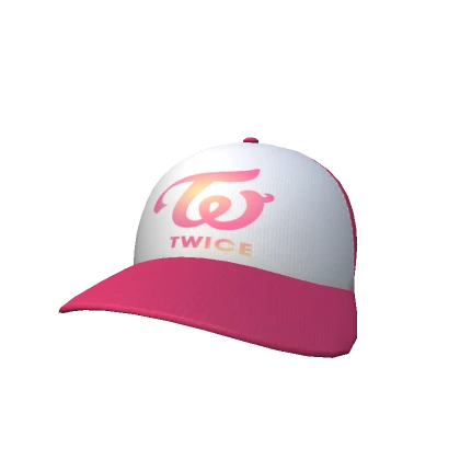 TWICE Pink Logo Cap