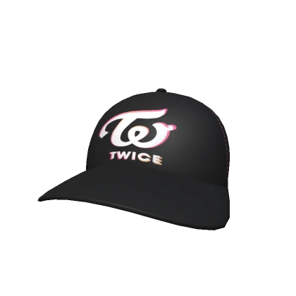 TWICE Black Logo Cap