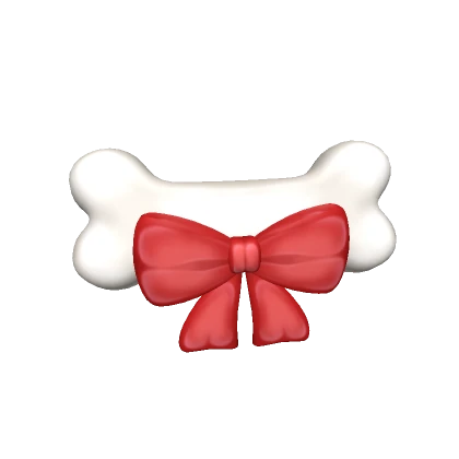 Pretty Bone Hairclip - red