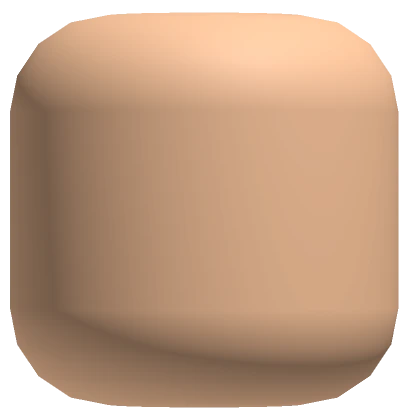 Faceless Head Skin Color (Light Orange) • No Face