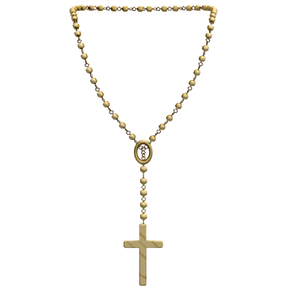Long Rosary Necklace