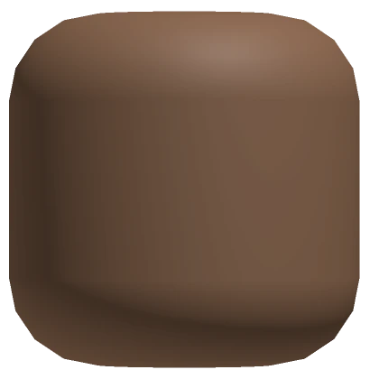 Faceless Head Skin Color (Brown) • Blank No Face