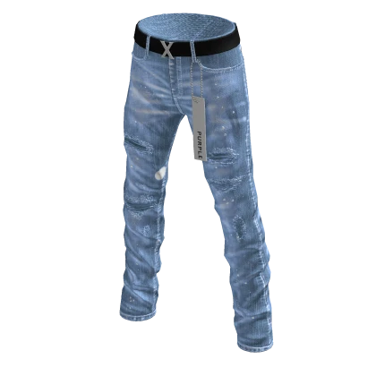 Purple Brand Stacked Denim Atl Rapper Skinny Jeans